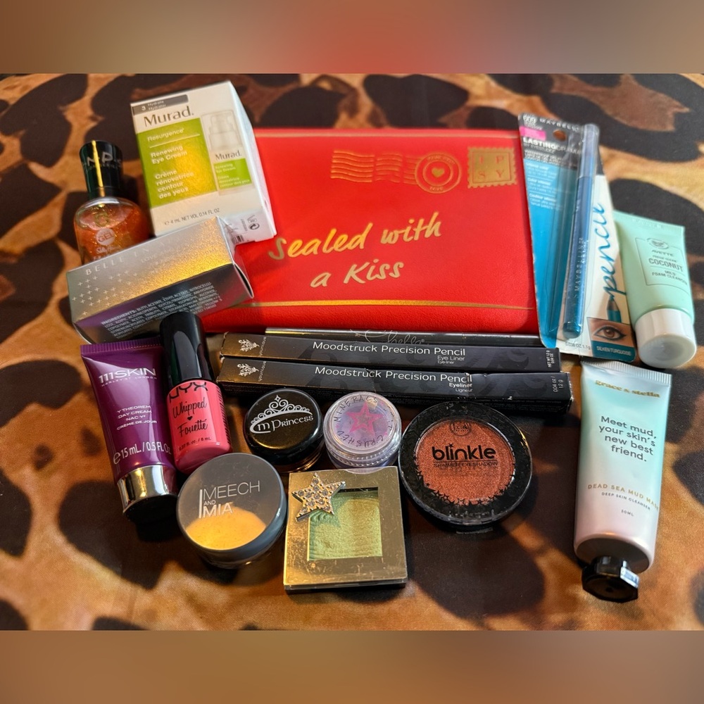 Makeup Bundle and Ipsy cosmetic bag. See pics for details.